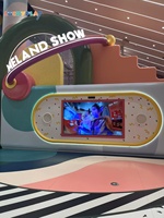 Équipement de terrain de jeu intérieur personnalisé pour enfants, labyrinthe de jeu souple en plastique, parc d'aventure avec grand toboggan pour centres commerciaux, OEM ODM