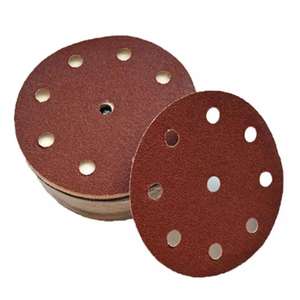 研磨工具5インチフックとループサンディングディスク研磨研磨工具付きサンドペーパーディスク - Product Image 6