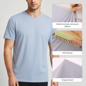 T-shirts d'été de haute qualité, design tendance, col rond, t-shirt ajusté pour hommes, t-shirts de sport pour hommes - Product Image 4