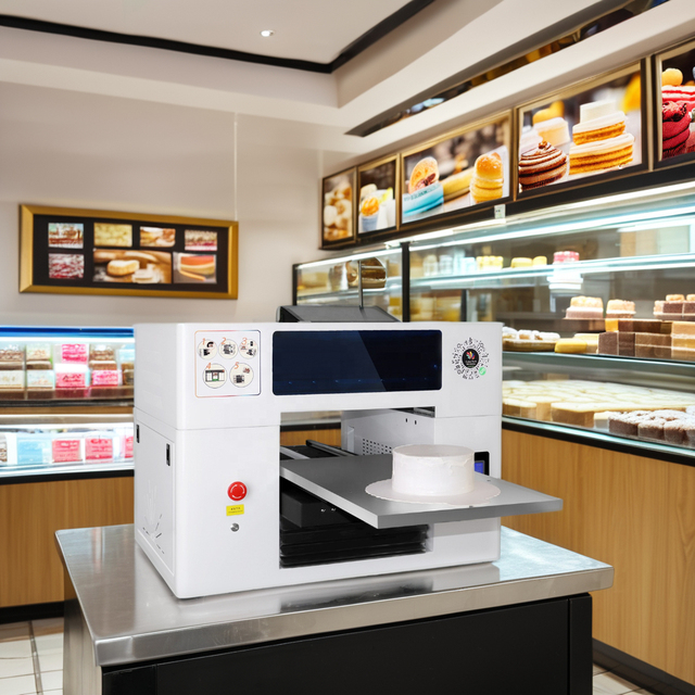 Easy to Operate Edible Safe Inks Food Printer Scan QR Code Upload Picture DIY Cake Cookie