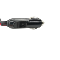 Câble d'alimentation pour allume-cigare de voiture 12V avec prise mâle et borne à balle, gaine isolante en PVC