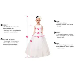 <span class=keywords><strong>Vestido</strong></span> de niña de flores con lazo <span class=keywords><strong>amarillo</strong></span> <span class=keywords><strong>para</strong></span> boda, volantes hinchados, hasta la rodilla púrpura con vestidos de baile <span class=keywords><strong>para</strong></span> fiesta de cumpleaños de primera comunión - Product Image 5