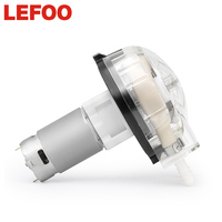 LEFOO Pompes péristaltiques médicales 12V/24V personnalisables Distributeur de petit débit Moteur DC Pompe chimique de laboratoire électrique