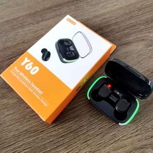 Audífonos Intrauditivos Y60 con Botón de Control, Graves Estéreo, Música, Juegos, Auriculares Inalámbricos, Tendencias <span class=keywords><strong>2022</strong></span> - Product Image 6