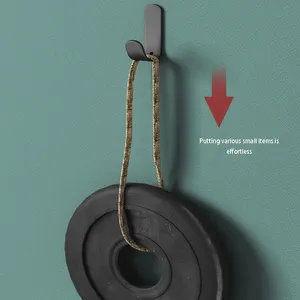 Multi-purpose Wall Organizer <b>Hook</b> Behind-door Key Cloth Hanger <b>Hook</b> <b>Bathroom</b> Robe Towel Holder - Product Image 5