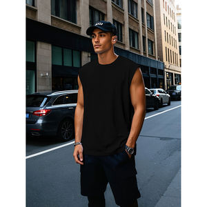 Débardeurs athlétiques sans manches pour hommes de haute qualité respirant évacuant la transpiration pour les entraînements et les vêtements quotidiens débardeurs - Product Image 2