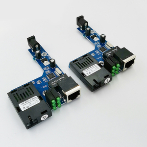 มินิไฟเบอร์ออปติกสวิทช์อีเธอร์เน็ต 1 คู่ 100Mbps อีเธอร์เน็ตเร็วไฟเบอร์สื่อตัวรับส่งสัญญาณโหมดเดียวไฟเบอร์ออปติกสวิทช์ SC 20 กม. - Product Image 3