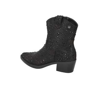 Stivaletti da Donna Xti 143116 Neri Stile a Metà Polpaccio con Dettagli in Strass - Product Image 3