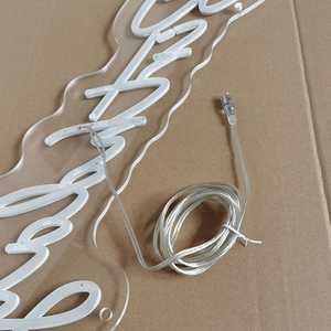 Tira de <span class=keywords><strong>LED</strong></span> de Neón Flexible DC24V/12V 2m 2x0.5mm 20AWG Conector Hembra de Cobre 5.5 .1 Cubierta de PVC Transparente <span class=keywords><strong>con</strong></span> Clasificación IP33 para Neón - Product Image 6