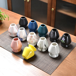 Batidor de bambú de cerámica de estilo japonés, soporte Chasen para batidor Matcha - Product Image 2