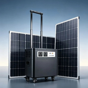 Estación de Energía Portátil de 3000W con Ruedas, 3046Wh LiFePO4, Onda Sinusoidal Pura, Generador Solar MPPT para Emergencias en el Hogar y Camping - Product Image 4