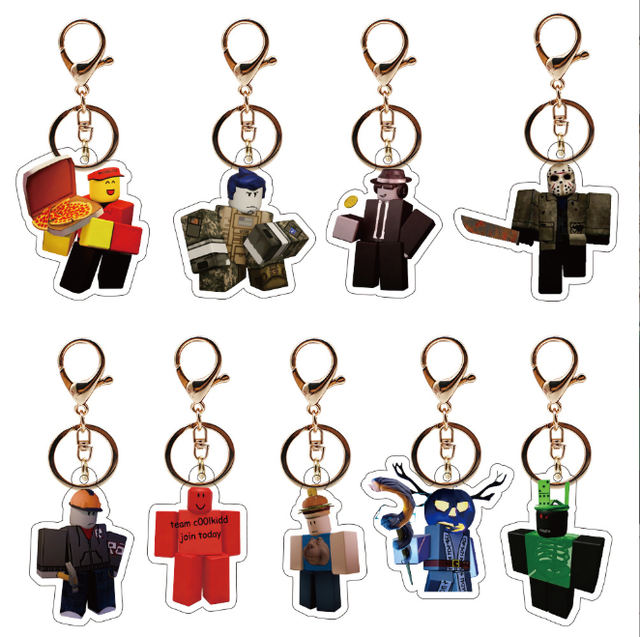 Wholesale Forsaken Acrylic Keychain Pendant Plastic Charms Keychains Bulk Anime Character Keychain Pendant