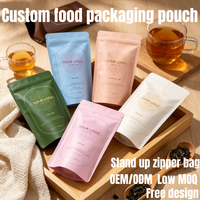 Pochette Doypack Personnalisée avec Fermeture Éclair, Faible MOQ, Échantillons Gratuits, Emballage Alimentaire de Qualité pour Bonbons, Biscuits et Aliments Séchés