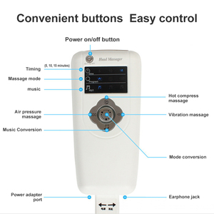 Vendita calda intelligente Multi airbag impastare terapia termica vibrante alleviare lo Stress aiuto per la testa del sonno massaggiatore per chi soffre di insonnia - Product Image 4