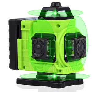 Niveaux laser rotatifs à 16 lignes croisées 360° <span class=keywords><strong>Lazer</strong></span> 4D Faisceau vert super lumineux Auto-nivellement Longue distance 50m avec trépied - Product Image 6