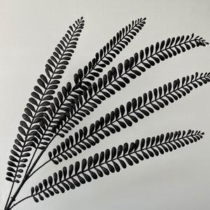 SPR nero di simulazione di plastica fiore farfalla orchidea eucalipto ortensia matrimonio fiore artificiale decorazione di Halloween fiore - Product Image 6