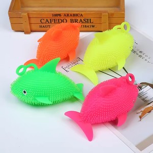 Jincan บอลปลาฉลามขนปุยนุ่มนุ่มมีขนสำหรับเด็กที่มีสีสัน - Product Image 5
