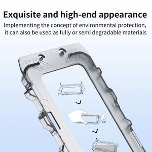 Protector de Pantalla de Vidrio Templado Transparente 2.5D Ultrafino Anti-Espía 9H con Herramienta de Alineación Automática para la Serie 17 - Product Image 6
