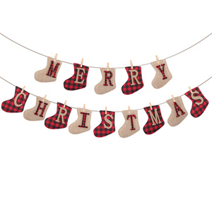 ป้ายแบนเนอร์ DAMAI สุขสันต์วันคริสต์มาส ผ้ากระสอบรูปถุงเท้า ของตกแต่งคริสต์มาสสุดพิเศษ ของตกแต่งคริสต์มาสที่ไม่เหมือนใคร ของตกแต่งเตาผิงสุดเก๋ ของตกแต่งวันคริสต์มาส - Product Image 5