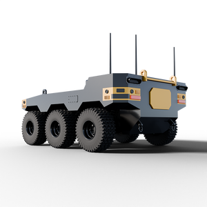 Nuovo Design Telaio Robotico a 6 Ruote 6X6 per Carichi Pesanti ad Alta Velocità DW-6 con Sistema di Sterzo <span class=keywords><strong>Ackermann</strong></span> e Ruote ad Alta Velocità - Product Image 2