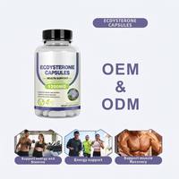 Kapsul Ecdysterone HDK OEM ODM 1200mg Ekstrak Cyanotis Arachnoidea Energi Stamina Pemulihan Otot Olahraga Vegan