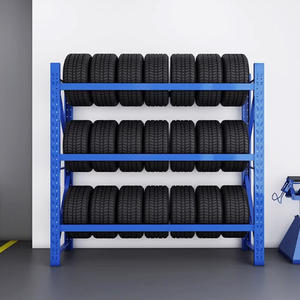 <b>Storage</b> Rack OEM ODM Truck Tire Detachable Space Saving Stacking <b>Storage</b> Rack Industrial Logistics Adjustable Tire Shelf - Product Image 2