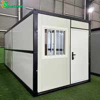 Maison préfabriquée en acier pliable de type conteneur, avec chambres, bureau, magasin et toilettes, pour immeuble de bureaux, fournie par la Chine