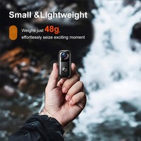 Caméra d'action sportive miniature 4K FHD 1080P étanche IP63 grand angle 142° pour casque de moto et activités sportives en extérieur