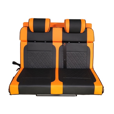 High Quality Leather Camper Seat Bed for Motorhome Chassis Van Luxury Folding Motorhome Seats