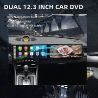 Autoradio Android à double écran 12,3 pouces pour Porsche 911 991 2012-2018, lecteur multimédia vidéo, GPS automatique, navigation 4G, Carplay, unité principale
