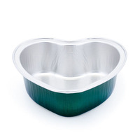 Moules de cuisson jetables en aluminium à paroi lisse de 100 ml, thermoformables, couleur personnalisée, et mini-couvercles pour moules à gâteaux, qualité alimentaire