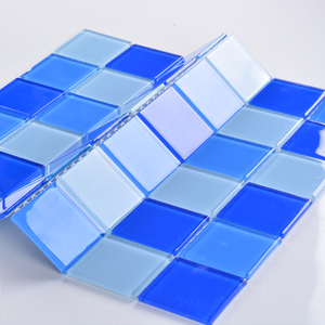 Gạch hồ bơi khảm thủy tinh sang trọng ngoài trời 300*300 vuông là gạch khảm thủy tinh được sử dụng để trang trí tường nội thất - Product Image 5