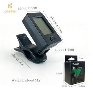 Afinador <span class=keywords><strong>de</strong></span> Guitarra con Clip y Pantalla LCD Recargable por USB-C OEM para Guitarra, <span class=keywords><strong>Bajo</strong></span>, Violín y Ukelele - Product Image 2