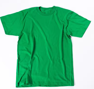 T-shirt à manches courtes pour homme, bleu royal, col rond, coupe classique, couleur unie, jersey de coton, vêtements décontractés - Product Image 3