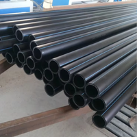 Vente directe d'usine, tuyaux d'égout flexibles haute pression PE100 noirs DN710mm SDR17, tuyaux en plastique HDPE, prix d'usine