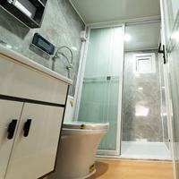 Maison préfabriquée modulaire extensible à double aile de 20 et 40 pieds, installation facile, pour villa touristique