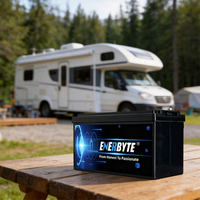 Paket Baterai Li-Ion Enerbyte Deep Cycle Solar LiFePO4 Lithium Ion untuk RV, Golf Cart, AGV, ISO