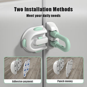 Cerradura de Seguridad para Bebés PRODIGY de Plástico para Refrigerador y Puertas de Armarios, Instalación Rápida - Product Image 5