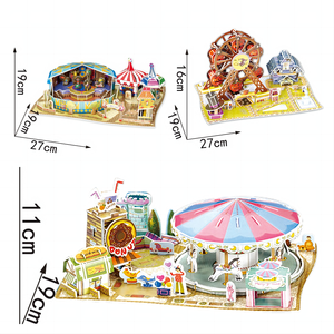 ขายดีของเล่นปริศนาเพื่อการศึกษาของเด็กของเล่นคริสต์มาสของขวัญแสนสนุก3D จิ๊กซอว์วัสดุ epeps ของขวัญวันเกิดสำหรับเด็ก - Product Image 1