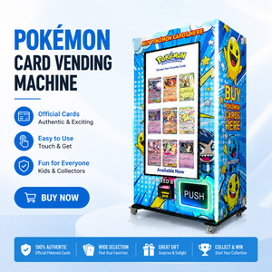 <span class=keywords><strong>Distributeur</strong></span> de cartes à collectionner Pokémon intelligent à écran tactile 32 pouces avec données en temps réel et paiement multi-mode pour magasins de jeux - Product Image 1