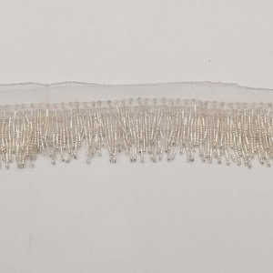 6CM White Bead <b>Fringe</b> <b>Trim</b>, Rhinestone Tassel <b>Trim</b> for Haute Couture - Product Image 6