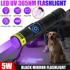 <span class=keywords><strong>Lampe</strong></span> <span class=keywords><strong>torche</strong></span> UV LED Niaconn SDT-0026 365/395nm, indice de protection IP55, en alliage d'aluminium, rechargeable par USB, 1000 <span class=keywords><strong>lumens</strong></span>, usage industriel et camping - Product Image 3
