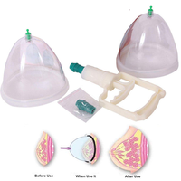 Ensemble de pompe de ventouses d'amélioration du corps féminin pour l'application de Massage de Gain de poitrine de hanches de poitrine pour le corps