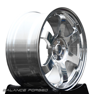 Jantes en alliage forgées sur mesure Srim, monobloc, couleur chrome blanc, 6 branches, pour Rays Te37 VW Golf Toyota <span class=keywords><strong>Aygo</strong></span> Skoda Octavia - Product Image 4