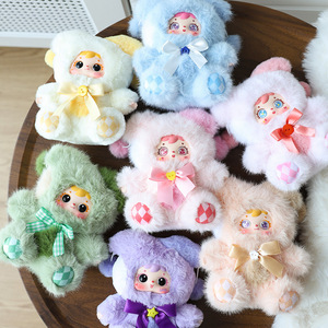6PCS/SET Wholesale 16CM Samuel San Xiao <strong>Mao</strong> Blind Box Plush Doll Anime Figure Mystery Blindbox Mini Figures Set Anime <strong>Figurine</strong> - Product Image 1