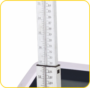 Báscula Digital Médica de Alta Calidad con Capacidad de 180 kg/400 lb, Altura de 190 cm, Fabricada en ABS y Metal, Modelo 828 para Medir Altura - Product Image 4