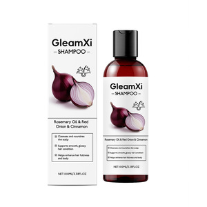 Gleamxi Private Label Deep Cleansing Nourishing Smoothing Natural Rosemary Oil Red <strong>Onion</strong> Hair <strong>Shampoo</strong> 100ml - Product Image 1