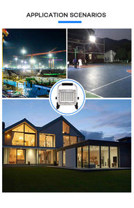 Corps en aluminium de haute qualité de lumière d'inondation de LED portative IP66 évalué 300W éclairage de secours de puissance pour le jardin imperméable CCC certifié - Product Image 5