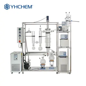 Crude oil distillation machine short path multiple effect molecular distillation process