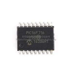 Microcontrolador IC integrado, piezas electrónicas, mejor precio, Chips IC, PIC16F716-I/SO